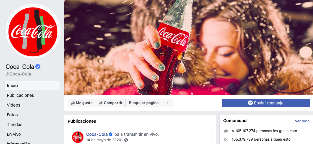 Fanpage Coca Cola